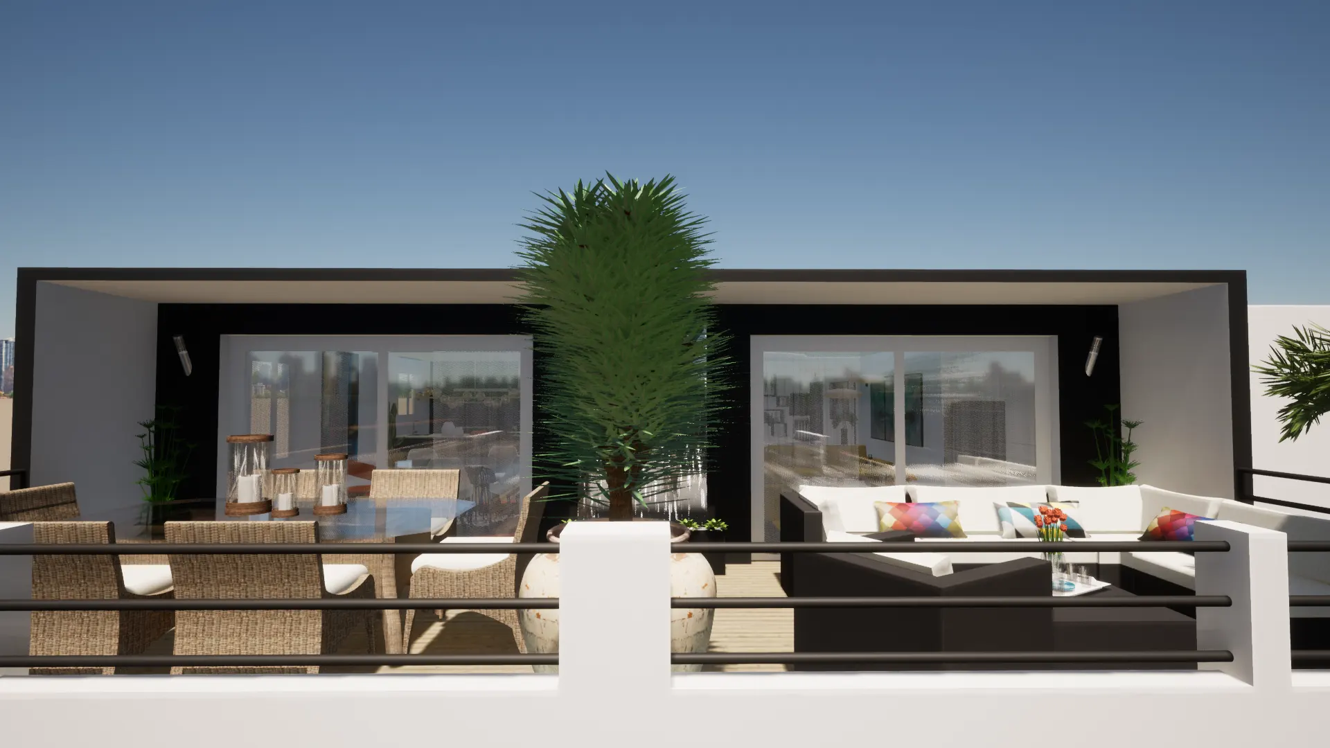 Appartement neuf | La grande terrasse - vue d'ensemble
